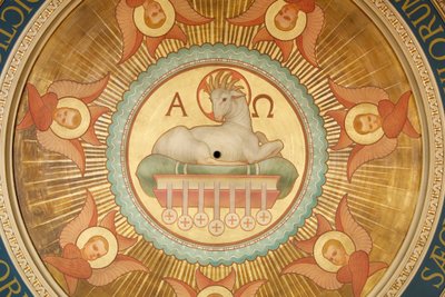 Saint-Francois Xavierin kirkko, Jumalan karitsa (Agnus Dei), Pariisi, Ranska tekijältä Unbekannt