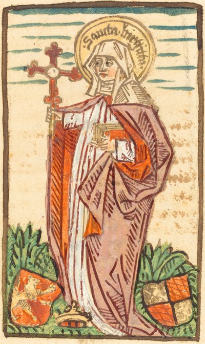 Saint Bridget, n. 14801490. tekijältä Unbekannt