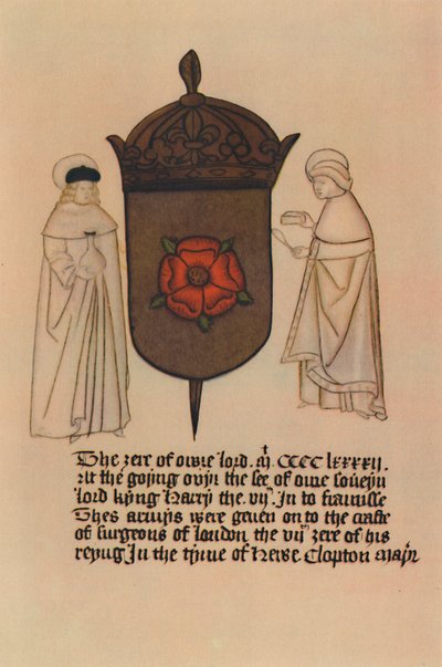 Saint Cosimo ja Saint Damian, parturikirurgien suojeluspyhät, 1400-luku, 1948. tekijältä Unbekannt