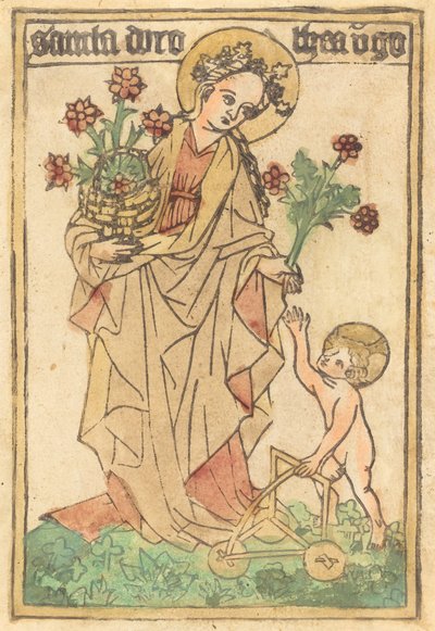 Saint Dorothy, 14401460. tekijältä Unbekannt
