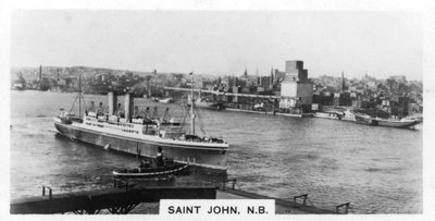 Saint John Harbour, New Brunswick, Kanada, 1920-luku tekijältä Unbekannt