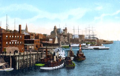 Saint Johnin satama, Saint John, New Brunswick, Kanada, 1900-luku tekijältä Unbekannt