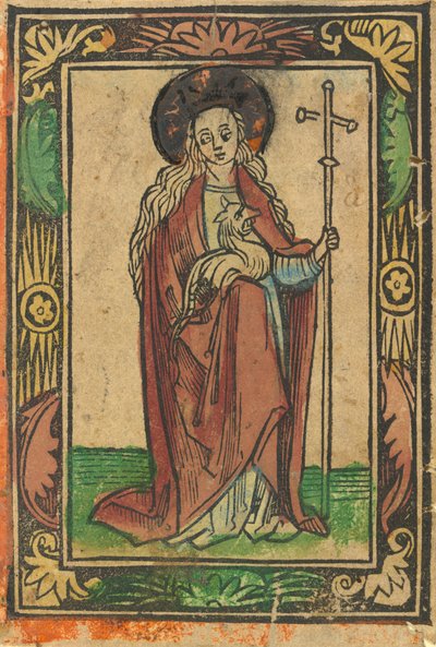 Pyhä Margaret, n. 1480. tekijältä Unbekannt