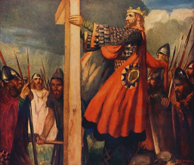 Saint Oswald Hevenfelthissä, 1912 tekijältä Unbekannt