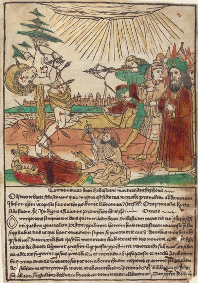 Saint Sebastian, 14401460. tekijältä Unbekannt