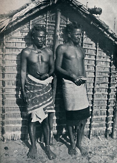 Sakalava-tyypit Menabesta, Länsi-Madagaskarista, 1912 tekijältä Unbekannt
