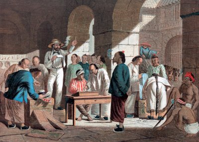 Englantilaisten tuotteiden myynti Kantonissa, 1858 tekijältä Unbekannt
