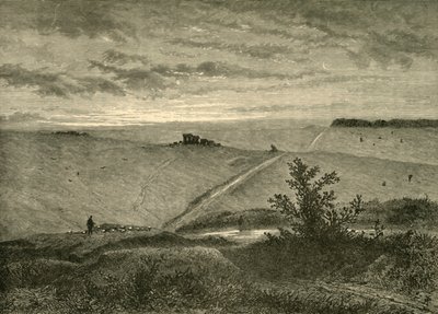 Salisbury Plain, Amesburyn läheltä, 1898. tekijältä Unbekannt