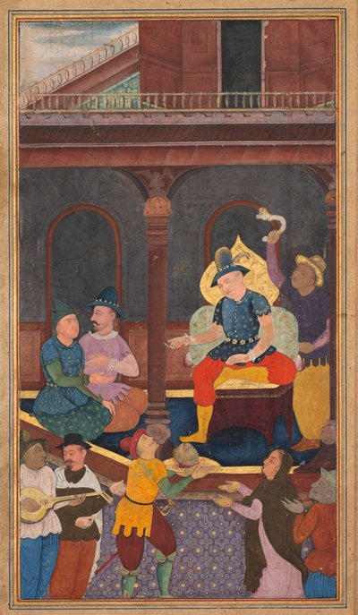 Salome vastaanottaa Johannes Kastajan pään vadilla, pyhyyden peilistä..., 1602-1604. tekijältä Unbekannt