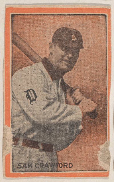 Sam Crawford, Baseball Players -sarjasta W500 Orange Borders, 1910. tekijältä Unbekannt