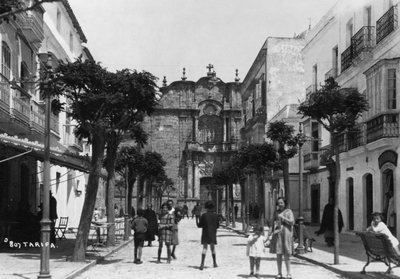 San Mateon kirkko, Tarifa, Andalusia, Espanja, 1920-c1930-luku tekijältä Unbekannt