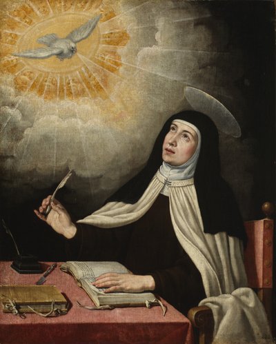 Pyhä Teresa Avilalainen, 1600-luku tekijältä Unbekannt