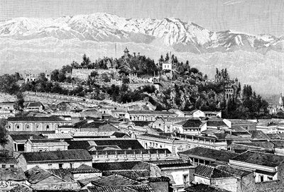 Santiago, Chile, 1895 tekijältä Unbekannt