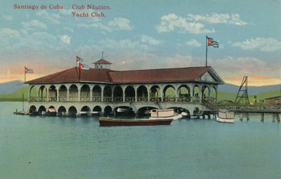 Santiago de Kuuba. Nautical Club. pursiseura c1910 tekijältä Unbekannt