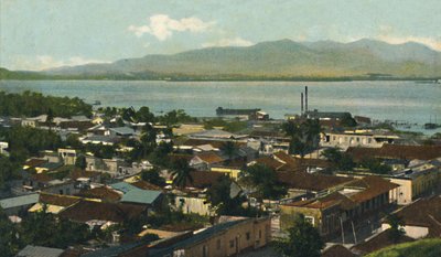 Santiago de Kuuba. Osittainen kuva, c1910. tekijältä Unbekannt