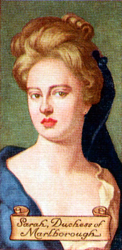 Sarah, Marlboroughin herttuatar, otettu savukekorttisarjasta, 1935 tekijältä Unbekannt