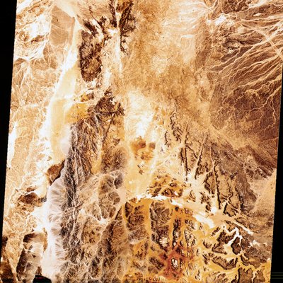 Satelliitit, Earth Observation, USA Väärävärinen Landsat-kuva maapallosta tekijältä Unbekannt