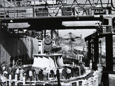 Sayano-Shushenskayan vesivoimala, Neuvostoliitto, 1970-luku tekijältä Unbekannt