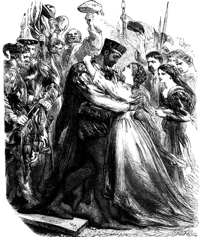 Kohtaus Shakespearen Othellosta, 1800-luku tekijältä Unbekannt