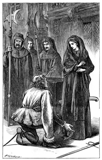 Kohtaus Shakespeares Richard III:sta, 1591 c1870 tekijältä Unbekannt