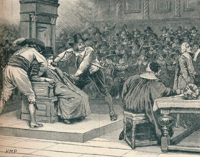 Kohtaus alahuoneessa: puhuja pakotettu, 1629 1905 tekijältä Unbekannt