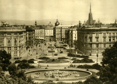 Schwarzenbergplatz, Wien, Itävalta, 1935. tekijältä Unbekannt