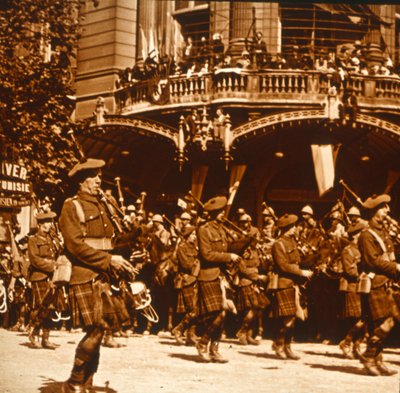 Skotlantilaiset sotilaat, 14. heinäkuuta 1919 tekijältä Unbekannt