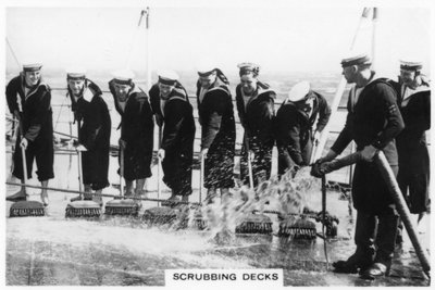 Kannen pesua HMS Nelsonissa, 1937 tekijältä Unbekannt