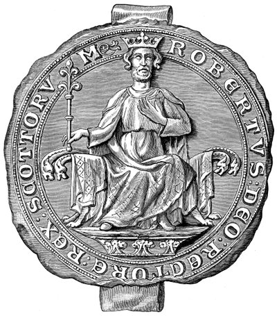 Skotlannin kuninkaan Robert Brucen sinetti, 1300-luku 1892 tekijältä Unbekannt