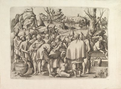 Hae Josephin veljen matkatavaroista, n. 1545. tekijältä Unbekannt