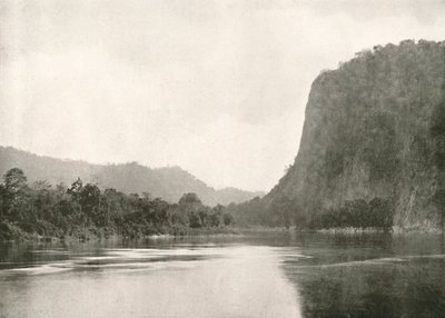 Toinen Defile Irrawaddy-joella, lähellä Bhamoa, 1900. tekijältä Unbekannt