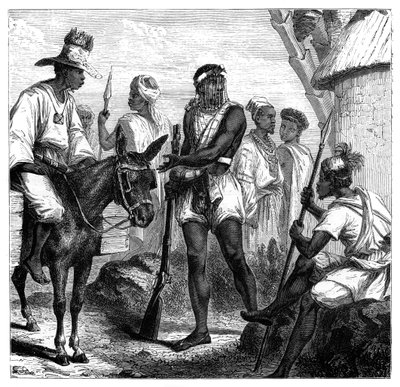 Senegalilaiset, 1890 tekijältä Unbekannt