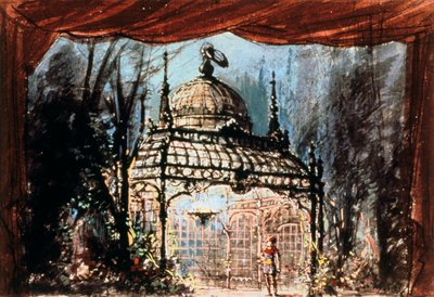 Lavastus Mozartin Taikahuilulle, 1863 tekijältä Unbekannt