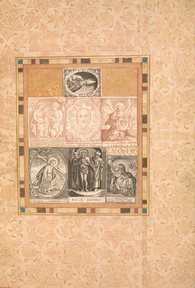 Seitsemän hartauskohtausta, Folio Bellini-albumista, n. 1600. tekijältä Unbekannt