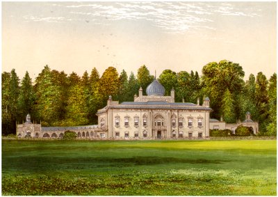 Sezincote, Gloucestershire, Baronet Rushoutin koti, vuodelta 1880 tekijältä Unbekannt
