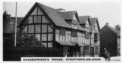 Shakespearen talo, Stratford-on-Avon, Warwickshire, 1920-luku tekijältä Unbekannt