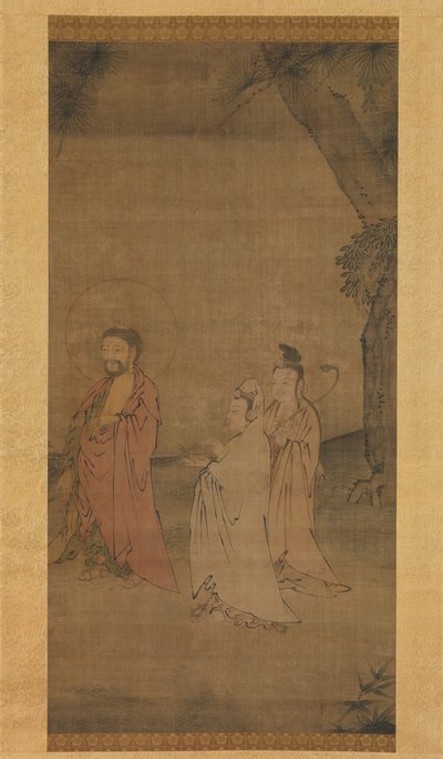 Shakyamuni laskeutumassa vuorilta, 1200-luvun loppu - 1300-luvun alku. tekijältä Unbekannt