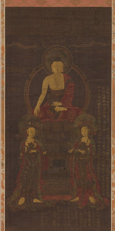 Shakyamuni kolmikko, tekijältä Unbekannt