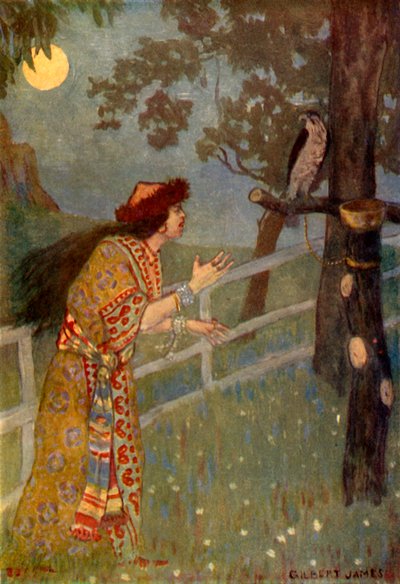 "Hän väänsi Paavalin harmaan haukan kaulaa", 1917. tekijältä Unbekannt