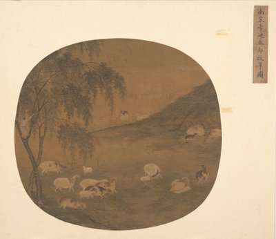 Lammas ja laumapoika, 1300-luku. tekijältä Unbekannt