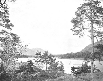Shelving Rock Mountain, Lake George, New Yorkin osavaltio, USA, n. 1900. tekijältä Unbekannt