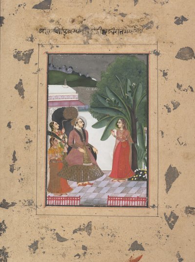 Shri Rama Putra Raga: Sivu Dispersed Boston Ragamala -sarjasta..., n. 1760. tekijältä Unbekannt