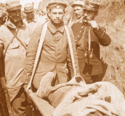 Sidi-Brahim juoksuhauhat, Carency, Pohjois-Ranska, c1914-c1918 tekijältä Unbekannt