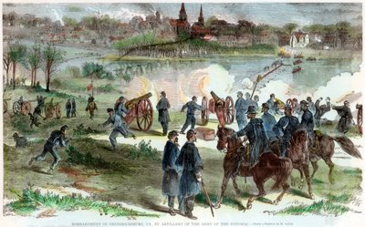 Fredericksburgin piiritys, Virginia, Amerikan sisällissota, c1864-c1865 tekijältä Unbekannt