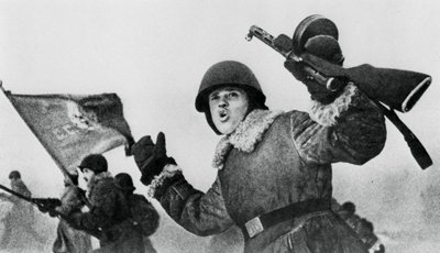 Leningradin piiritys tammikuussa 1943 tekijältä Unbekannt