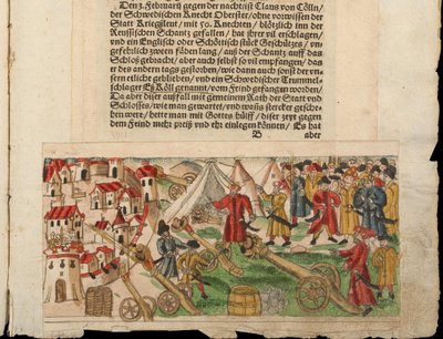 Venäläisten Revalin piiritys 1578. Johann Jakob Wickin viestikokoelmasta... tekijältä Unbekannt