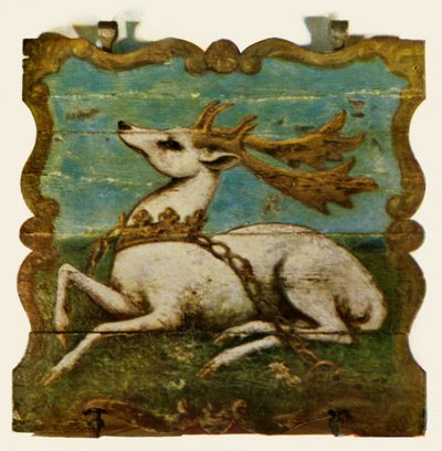 "Sign Board from the White Hart, Witley, Surrey", c1750, 1943. tekijältä Unbekannt