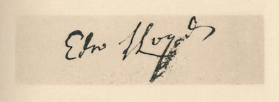 Edward Lloydin allekirjoitus, 1712, 1928 tekijältä Unbekannt