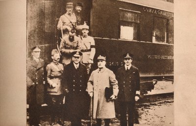 Aselevon allekirjoittaminen ensimmäisen maailmansodan lopettamiseksi, 11. marraskuuta 1918 1935 tekijältä Unbekannt