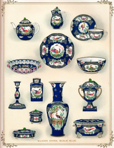 Silicon China, Scale Blue, 1900-luvun alku. 1911 tekijältä Unbekannt